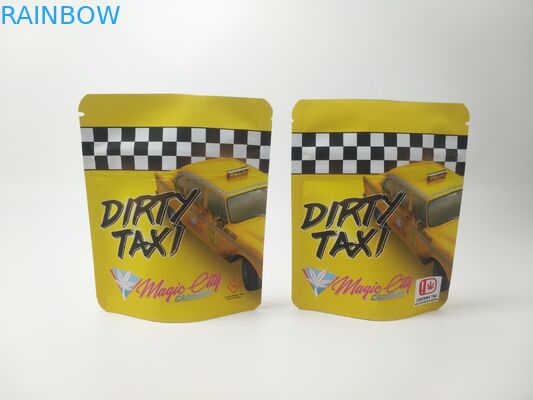 4X6 इंच Mylar Ziplock बैग फ़ॉइल लाइनेड THC CBD स्विस वीड्स