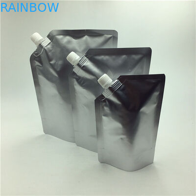 व्यक्तिगत अनुकूलित 1 लीटर तरल स्टैंड अप बैग मैट प्रिंट लेबल बीज का तेल टोंटी पाउच: