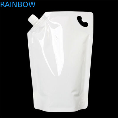 लीक प्रूफ लैमिनेटेड प्लास्टिक लिक्विड सोप पैकेज टोंटी पाउच