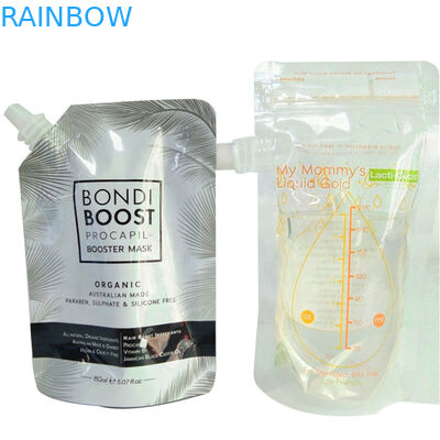 CMYK पैनटोन टोंटी थैली बैग 240mic Gravure टोंटी थैली खड़े हो जाओ: