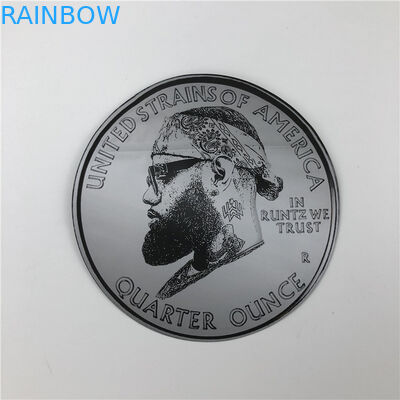 सॉफ्ट टच प्लास्टिक 3.5g पैक Mylar बैग्स जिपलॉक राउंड शेप 7g कुकीज पाउच के साथ अनियमित पाउच को काटें