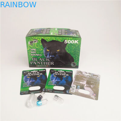 डिस्प्ले बॉक्स के साथ 90mic एन्हांसर पिल ब्लिस्टर कार्ड पैनटोन CYMK CMRK