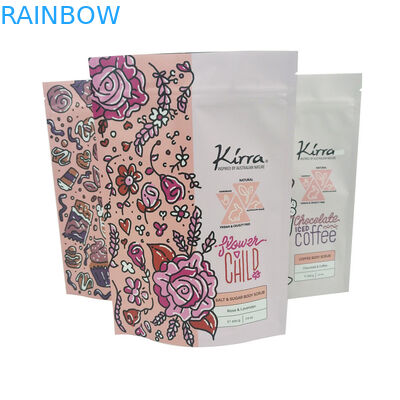 10C CMYK कॉस्मेटिक पैकेजिंग बैग MOPP VMPET मोचा चॉकलेट बॉडी स्क्रब