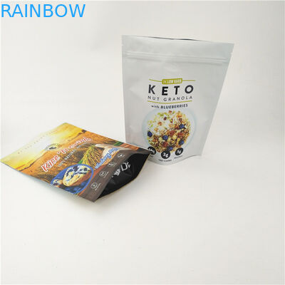 सीएमवाईके सीपीपी रीसेलेबल माइलर बैग फ्रॉस्टेड स्टैंड अप डोयपैक जिपर 120mic एमओपीपी