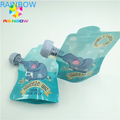 1.2C VMPET प्लास्टिक स्टैंड अप पाउच 200mic MOPP CMYK Doypack with Zipper