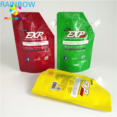 110mic फ्लैट बॉटम प्लास्टिक पाउच 1.5C Gravnre प्रिंटिंग लैमिनेटिंग प्लास्टिक पाउच