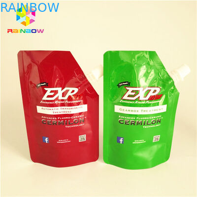 110mic फ्लैट बॉटम प्लास्टिक पाउच 1.5C Gravnre प्रिंटिंग लैमिनेटिंग प्लास्टिक पाउच