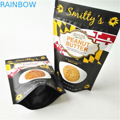 स्नेक डोयपैक फूड स्टैंड अप पाउच 12C CMYK MOPP प्लास्टिक जिपर बैग