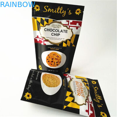 स्नेक डोयपैक फूड स्टैंड अप पाउच 12C CMYK MOPP प्लास्टिक जिपर बैग