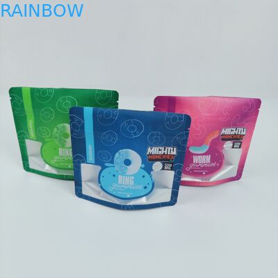 10C ग्रेव्योर स्टैंड अप जिपर बैग डाई कट 3.5g 7g वीड गांजा MOPP 120mic