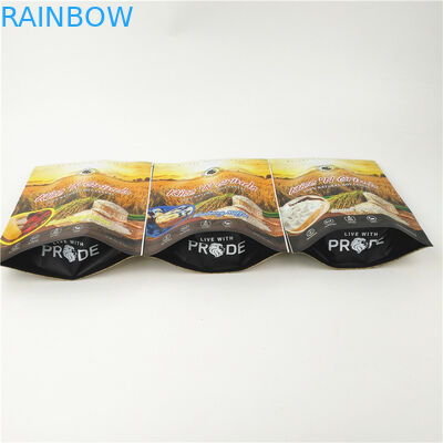 Resealable CMYK कलर Mylar Ziplock बैग 200mic स्टैंड अप जिपर पाउच