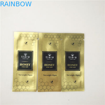 हनी सिरप थ्री साइड सील बैग सीएमवाईके 10 सी ग्रेवन्रे प्रिंटिंग टिकाऊ शोधनीय