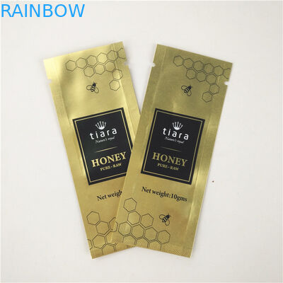 हनी सिरप थ्री साइड सील बैग सीएमवाईके 10 सी ग्रेवन्रे प्रिंटिंग टिकाऊ शोधनीय