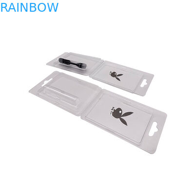 सिगरेट के लिए ब्लिस्टर इंसर्ट कार्ड के साथ क्लैम शेल प्लास्टिक क्लैमशेल पैकेजिंग