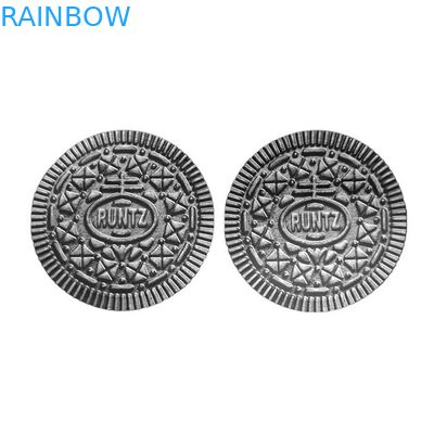 कुकी गोल आकार Mylar एल्यूमीनियम पन्नी बैग Resealable खाद्य 3.5g मरो कट