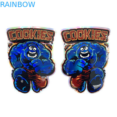 सॉफ्ट टच मायलर फ़ॉइल मिनी पाउच जिपलॉक के साथ गोल आकार का कट मर जाते हैं