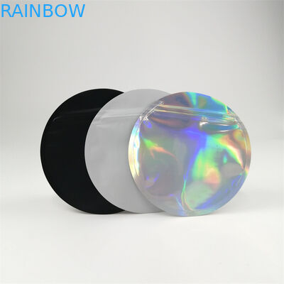 अनुकूलित मुद्रण खाद्य गोल आकार के प्लास्टिक पाउच पैकेजिंग 3.5g 7g