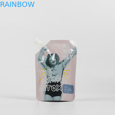 कस्टम पन्नी प्लास्टिक कॉस्मेटिक स्टैंड अप स्पूट पाउच चेहरे क्रीम पैकेजिंग रिफिल बैग