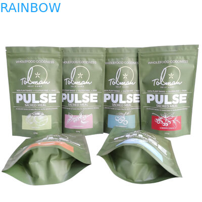 अनुकूलित खाद्य Mylar प्लास्टिक पाउच पैकेजिंग Ziplock भोजन के लिए थैली खड़े हो जाओ: