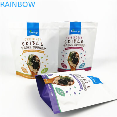 खाद्य कैनबिस खाद्य पैकिंग बैग ज़ीप्लॉक प्लास्टिक पैकेजिंग पाउच को सील कर दिया: