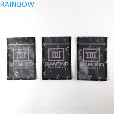 Resealable Mylar एल्युमिनियम फॉयल जिप लॉक प्लास्टिक बैग थ्री साइड सील