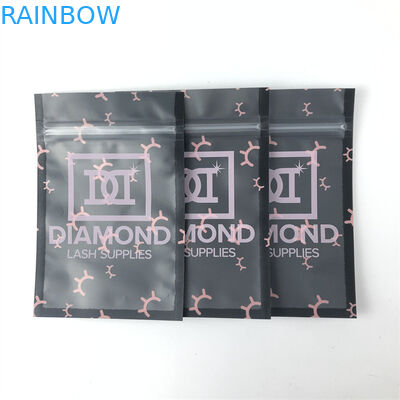 Resealable Mylar एल्युमिनियम फॉयल जिप लॉक प्लास्टिक बैग थ्री साइड सील