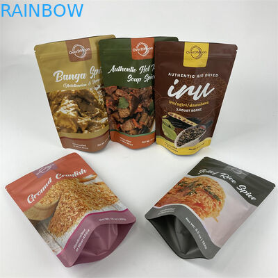 लोगो के साथ डोयपैक तंबाकू पैकेजिंग पाउच हॉट सील जिपर पैकेट खड़े हो जाओ