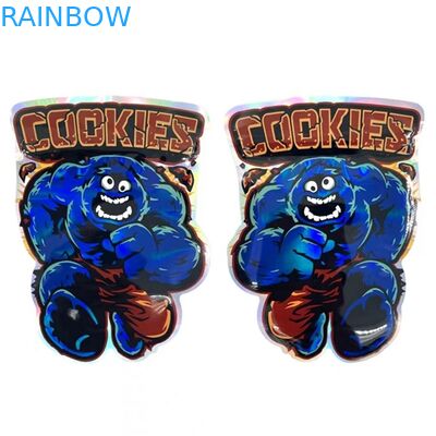 कस्टम मुद्रित ज़िप लॉक माइलर बैग हीट सील गमीज़ स्नैक जिपर बैग एल्यूमिनियम फोइल