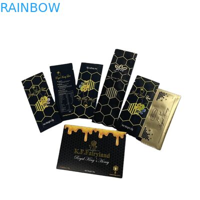 मधुमक्खी जेली हर्बल हनी प्लास्टिक पाउच पैकेजिंग 100% प्राकृतिक