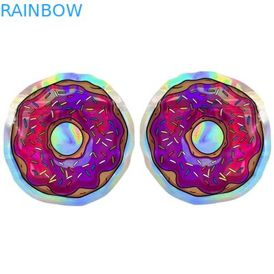 गंध सबूत Mylar खाद्य प्लास्टिक बैग फूल बीज होलोग्राफिक गोल आकार बैग 3.5G