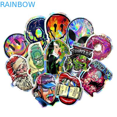 कस्टम अनियमित आकार Mylar प्लास्टिक जिपर बैग गंध सबूत 3.5g 7g