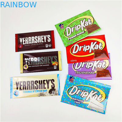 चॉकलेट बार 400mg . के लिए कस्टम मुद्रित Mylar Edibles स्नैक बैग पैकेजिंग