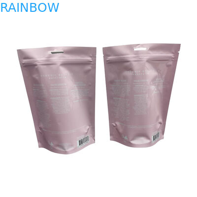 कस्टम मुद्रित एल्यूमिनियम फोइल महासागर सागर नमक बॉडी स्क्रब क्रीम के लिए प्लास्टिक जिपर पाउच खड़े हो जाओ: