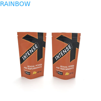 अनुकूलित सीबीडी बैग डोयपैक मैट एल्यूमिनियम फोइल बैगिज खाद्य पैकेज खड़े हो जाओ: