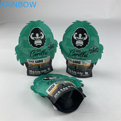 अनियमित आकार के टुकड़े टुकड़े में गंध सबूत Mylar 3.5g 7g 14g 28g सॉफ्ट टच Ziplock Mylar बैग