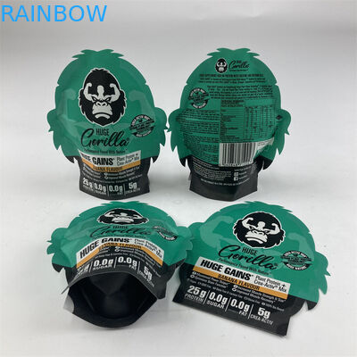 अनियमित आकार के टुकड़े टुकड़े में गंध सबूत Mylar 3.5g 7g 14g 28g सॉफ्ट टच Ziplock Mylar बैग