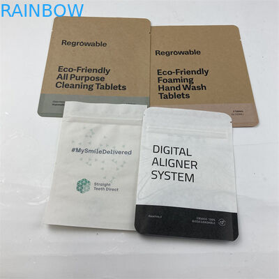 स्नैक कैंडी के लिए डिजिटल प्रिंटिंग कम्पोस्टेबल पेपर बैग इको फ्रेंडली फूड ग्रेड