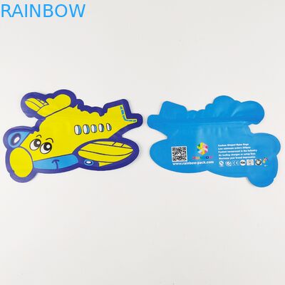 विशेष आकार के कस्टम मुद्रित Mylar बैग जिपर के साथ कट अनियमित पाउच मर जाते हैं