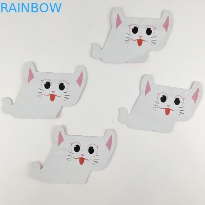 विशेष आकार के कस्टम मुद्रित Mylar बैग जिपर के साथ कट अनियमित पाउच मर जाते हैं