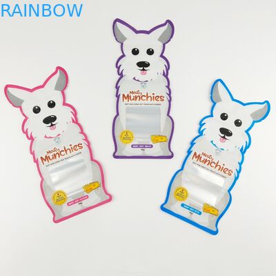 विशेष आकार के कस्टम मुद्रित Mylar बैग जिपर के साथ कट अनियमित पाउच मर जाते हैं