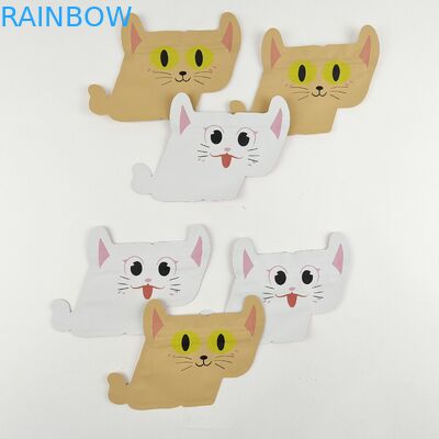 कैंडी कुकीज़ Mylar Ziplock स्टैंड अप बैग्स स्पेशल शेप स्टैंड अप Ziplock पाउच