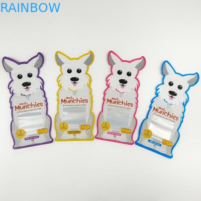 कैंडी कुकीज़ Mylar Ziplock स्टैंड अप बैग्स स्पेशल शेप स्टैंड अप Ziplock पाउच