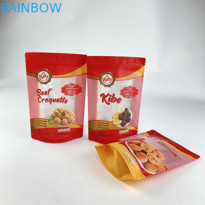 कस्टम मुद्रित प्लास्टिक सूखे फल पैकिंग बैग आम केले चिप्स के लिए खड़े हो जाओ