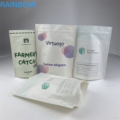टीथ क्लियर एलाइनर्स माइलर पैकेजिंग बैग एमओपीपी क्राफ्ट पेपर पीई वन साइड ट्रांसपेरेंट