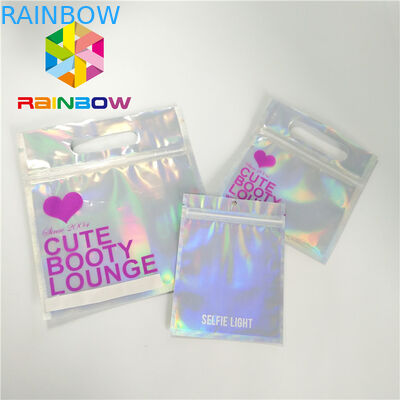 पनरोक प्लास्टिक बिकनी पैकेजिंग बैग सॉफ्ट टच स्विमवीयर रीसायकल ज़िप लॉक बैग