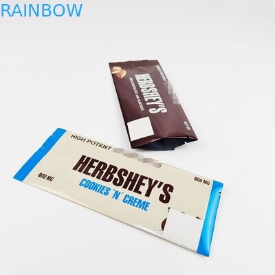 कैनबिनोइड्स चॉकलेट बार रिसाइकिल प्लास्टिक बैग डिजिटल प्रिंटिंग फ़ॉइल बैग