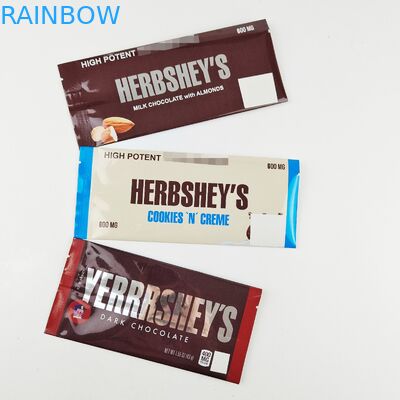 600mg चॉकलेट पैकेजिंग पाउच कस्टम लोगो फ़ॉइल बैग चॉकलेट पैकिंग पाउच