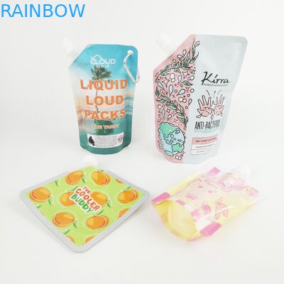 कस्टम शैम्पू टोंटी पाउच पैकेजिंग कॉस्मेटिक टोंटी तरल स्टैंड पाउच