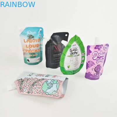 टमाटर सॉस / प्रसाधन सामग्री के लिए लचीला प्लास्टिक टोंटी पाउच तरल डोयपैक