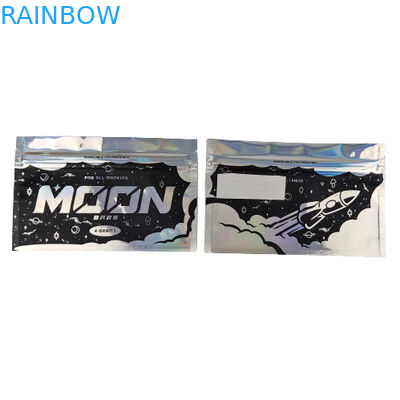 अनुकूलित 35g खाद्य Mylar बैग पैकेजिंग कैनबिस प्लास्टिक Mylar स्टैंड अप पाउच